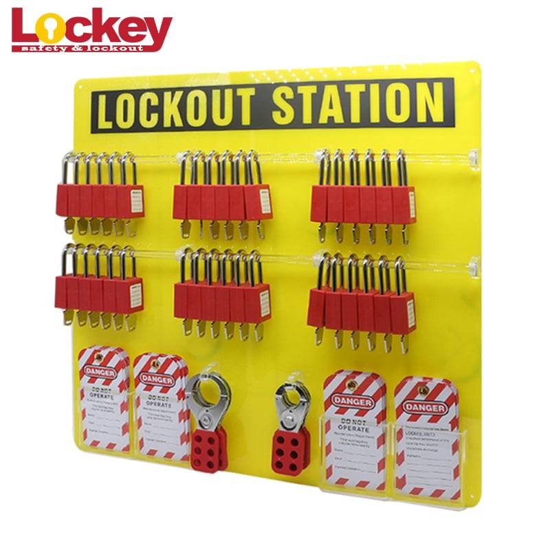 Loto 36 Lock Padlock Station Lockout Safety Combination Kit LG10