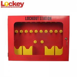 Metal Combination Lockout Padlock Station LK04-3