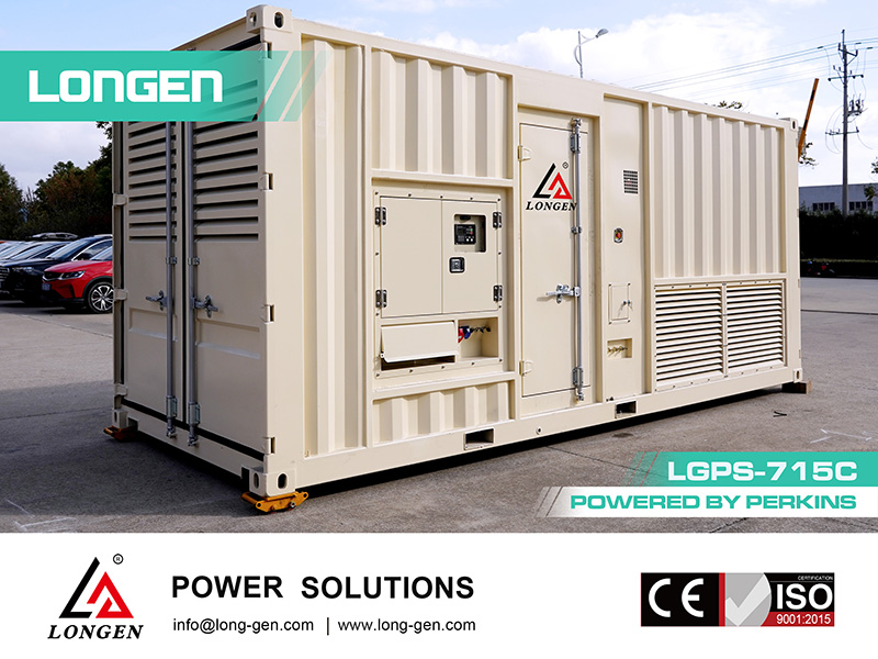 Customized 650KVA container generator set for customers