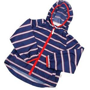 GRS recycle fabric Stripe Raincoat waterproof breathable kids Oeko eco-friendly