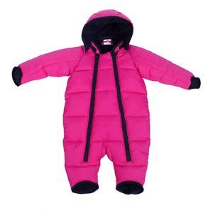 winter warm padded Baby Clothes Rompers Winter Thick Toddler Overalls Jumpsuit Hooded