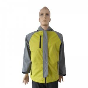 Xhaketë me kapuç Pëlhurë funksionale Softshell Xhaketë ODM e papërshkueshme nga uji dhe e ajrosur