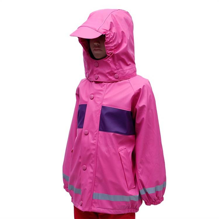 OEM/ODM Factory Kids Vest - Waterproof Hooded Raincoat EN20471 reflective safety waterproof jackets China factory – Longai I&E