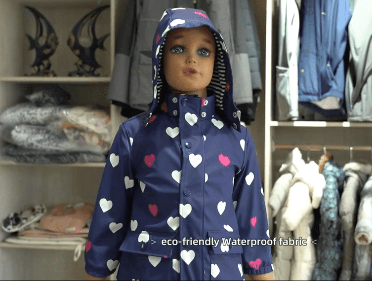 Manufactur standard Children Fleece Jacket - color changing kids Raincoat LOD2058 oeko quality Raincoats – Longai I&E