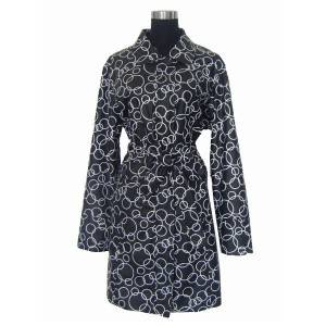 Waterproof Raincoat Fashion Women recycle oeko high quality allover print