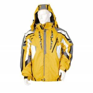 Mens Ski Jacket OEM high-end sports style recycle Oeko functional high quality seam taped