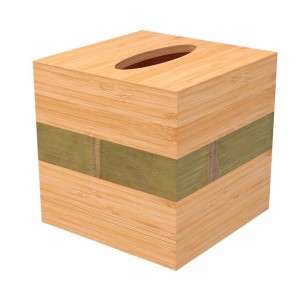 Pudełko na chusteczki bambusowe do użytku domowego
