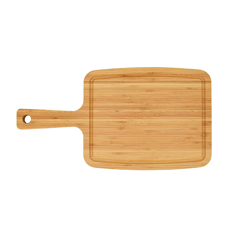 China Wholesale Bamboo Board Manufacturers - Bamboo Cutting Board with Handle & Juice Groove – Long Bamboo