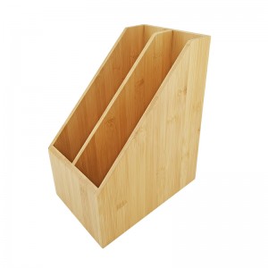 Bamboo Office Files Storage Holder
