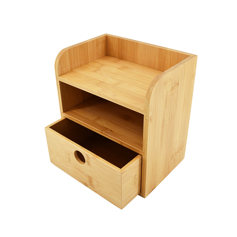 Nature Bamboo Storage Organizer Office Box