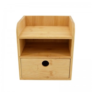 Natuer Bamboo Storage Organizer Office Box