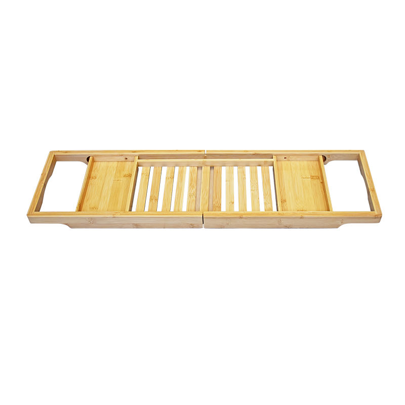 Expandable Bathtub Tray-Water Resistant Bamboo Bath Tray