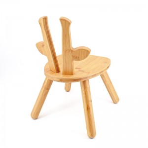 Giraffe Safe and Cute Children's Bamboo Chair