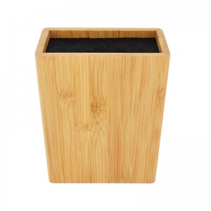 Bamboo Knife Block with Bristles