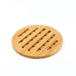 Yemhando yepamusoro Bamboo Placemat Anti-Scalding uye Heat Insulation Coaster