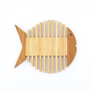 Bambusgeschirr Natur (Fischgrätenförmiges Design)