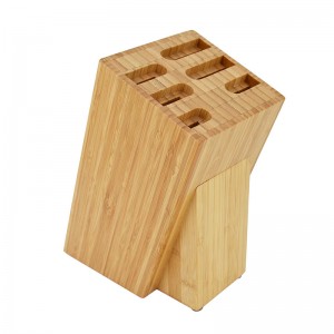 Bambu knivblockshållare