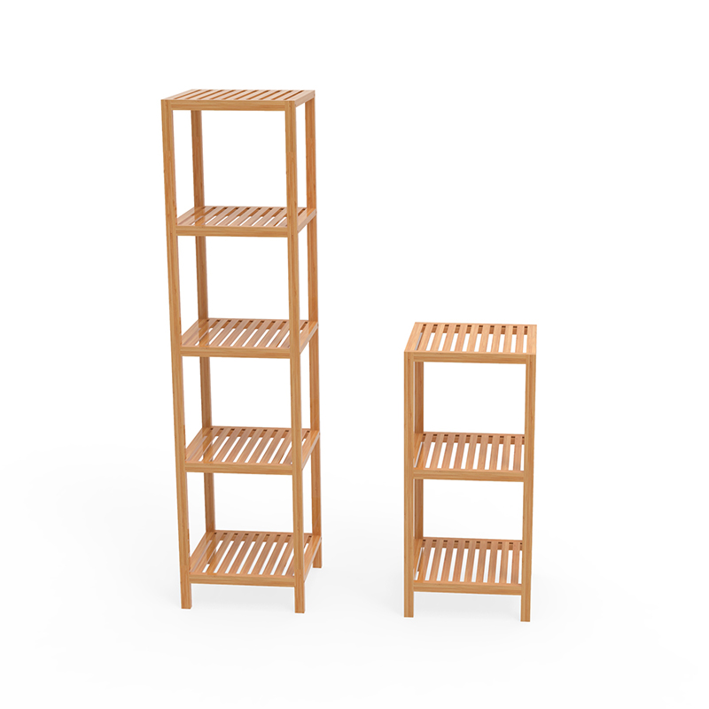 Buy Wholesale China 3/4 Tier Bamboo Corner Shelf Stand Rack
