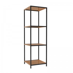4-Tier Multipurpose Rack Shelf Organizer and Storage Bin