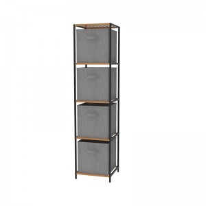 5-Tier Multipurpose Rack Shelf Organizer and Storage Bin