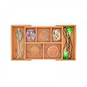 Кујнска кутија од бамбус за чување вилушка со лажица и прибор за јадење
