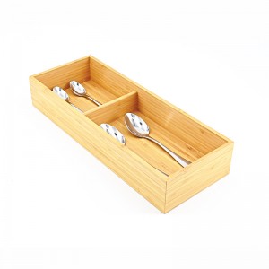 Кутија за складиштење боца за зачин од бамбуса кухињског посуђа