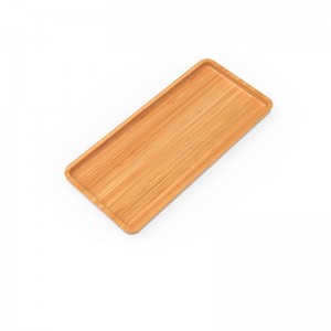 The square bamboo tray is suitable for children and adults to dine and can be reused