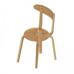 Cadeira moderna e durável de bambu natural para restaurante