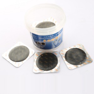 Rond shape multifunctional tire repair cold patch
