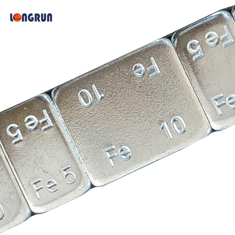Discount wholesale silver tire weight - Wheel Weights Steel adhesive 5×4+10×4 – Longrun