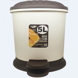 Trash can with step pedal 5L(M)  LJ-1631