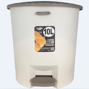 With O shape trash can with step pedal 10L LJ-1636