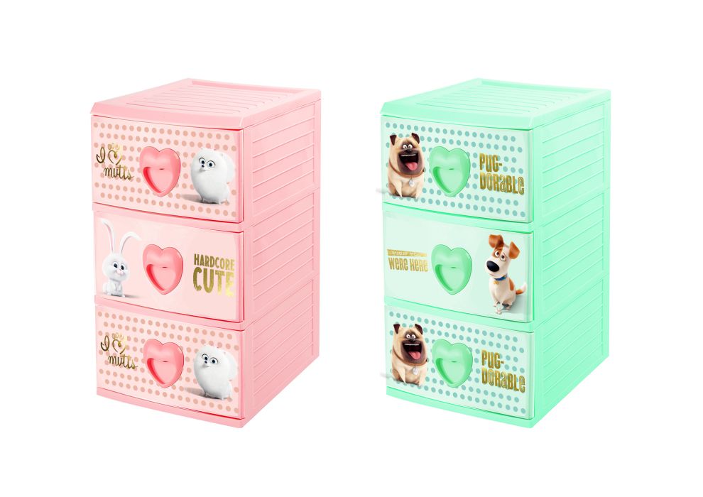 New Fashion Design for Cute Storage Containers - The Secret Life of Pets Storage Cabinet – Longstar