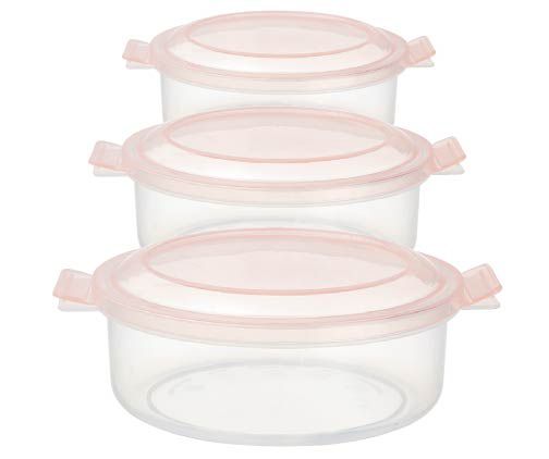 Microwavable Freshness Preserving Containers 3-piece Set