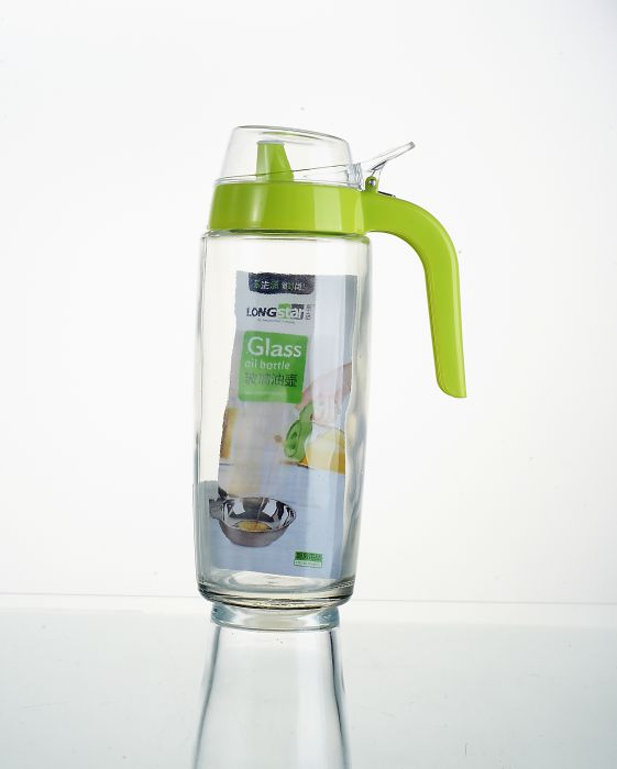 Glass Cooking Oil Bottle 600ml