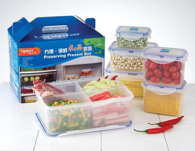 LongStar 6-piece Rectangle Food Container Set LK-2021