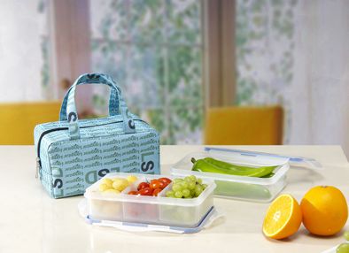 LongStar 2-piece Twin Pack Lunchbox Bento Container