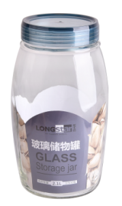 glass storage jar2.1L  LJ-1981