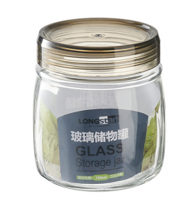 glass storage jar 750ml LJ-1811