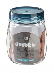 glass storage jar 1L  LJ-1812