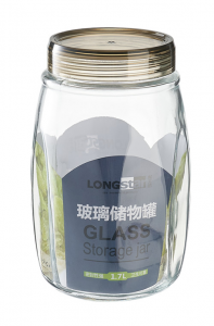 glass storage jar 1.7L  LJ-1813