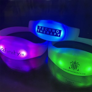 Rfid Remote Controlled Led Bracelet For Concert Lighting wristband