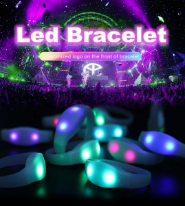 Led Wristband Concert Wireless Remote Control  Bracelet New LED Bracelet