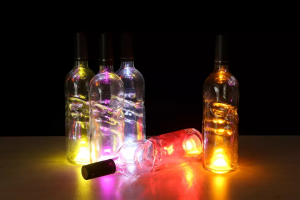 Winning Products Long Lighting Time bottle light led coaster