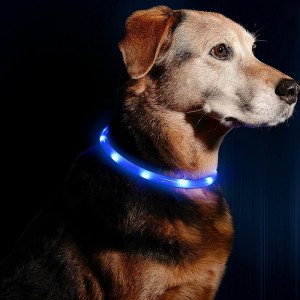 High Quality Waterproof Super Bright Lamp Beads Various Color Changes to Prevent Lost Led Pet Collar
