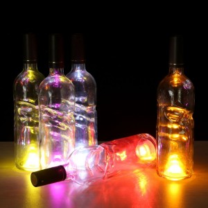 Factory direct sale bar nightclub hot sale product new custom waterproof type light emitting atmosphere bottle light led coaster