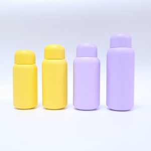 Lotion Bottle HDPE-suihkugeeli muovipuristettava pullo, jossa läppäkorkki