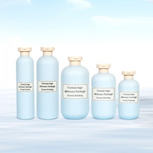 Botal Shampoo Eco-càirdeil HDPE Round Squeeze Botion Lotion Customized
