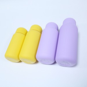 Ibhodlela Lokunisela I-HDPE Shower Gel Plastic Squeeze Bottle ene-Flip Cap