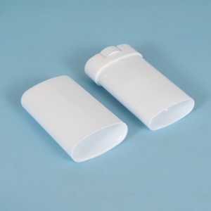 Ampolla de desodorant Flat Gel Stick Contenidor de tubs de desodorant transparent de 15 ml